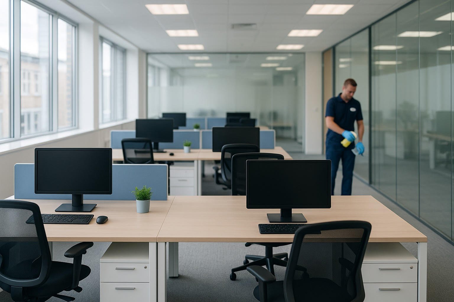 A spotless Sheffield office