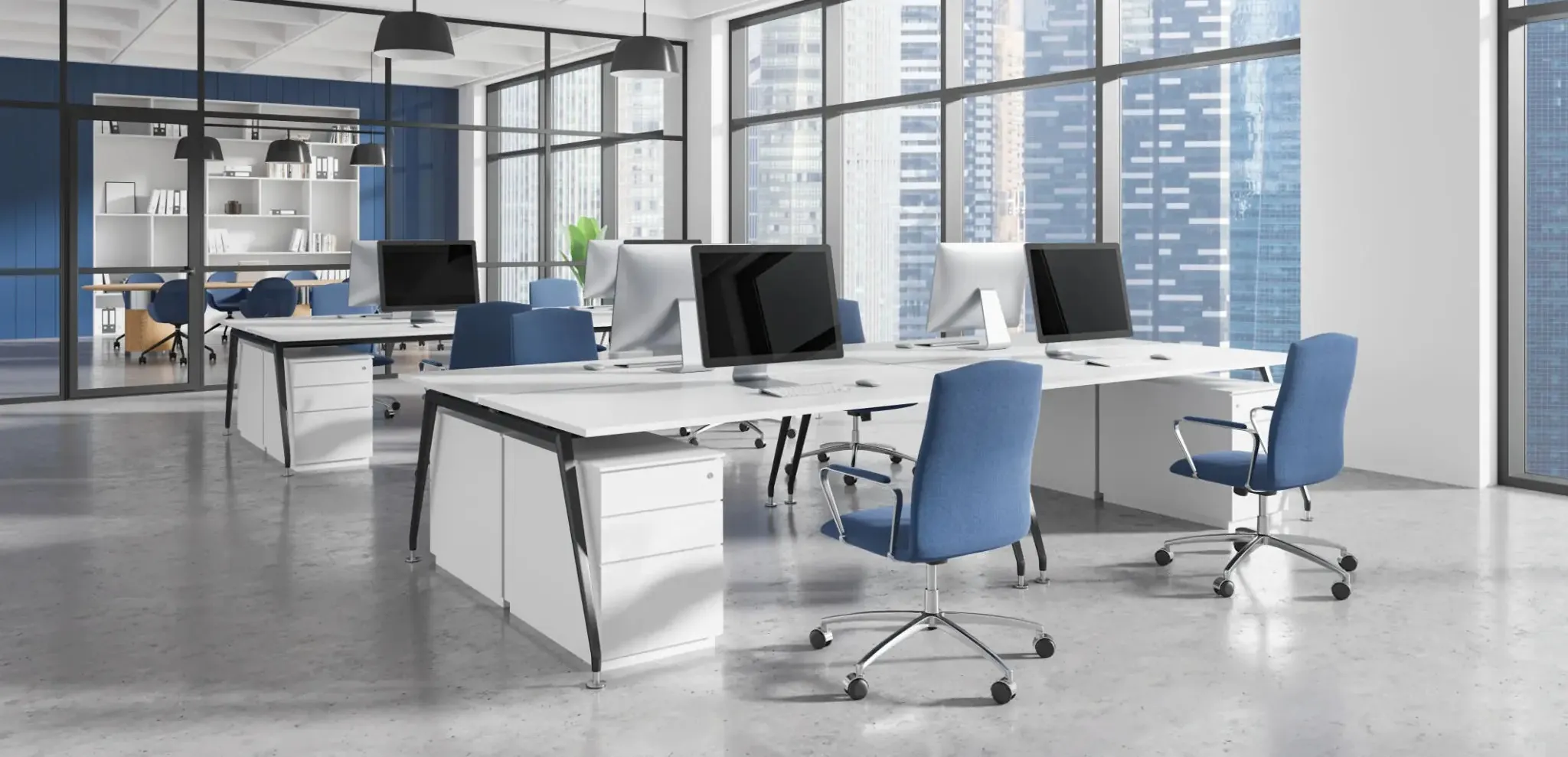 Modern commercial office space